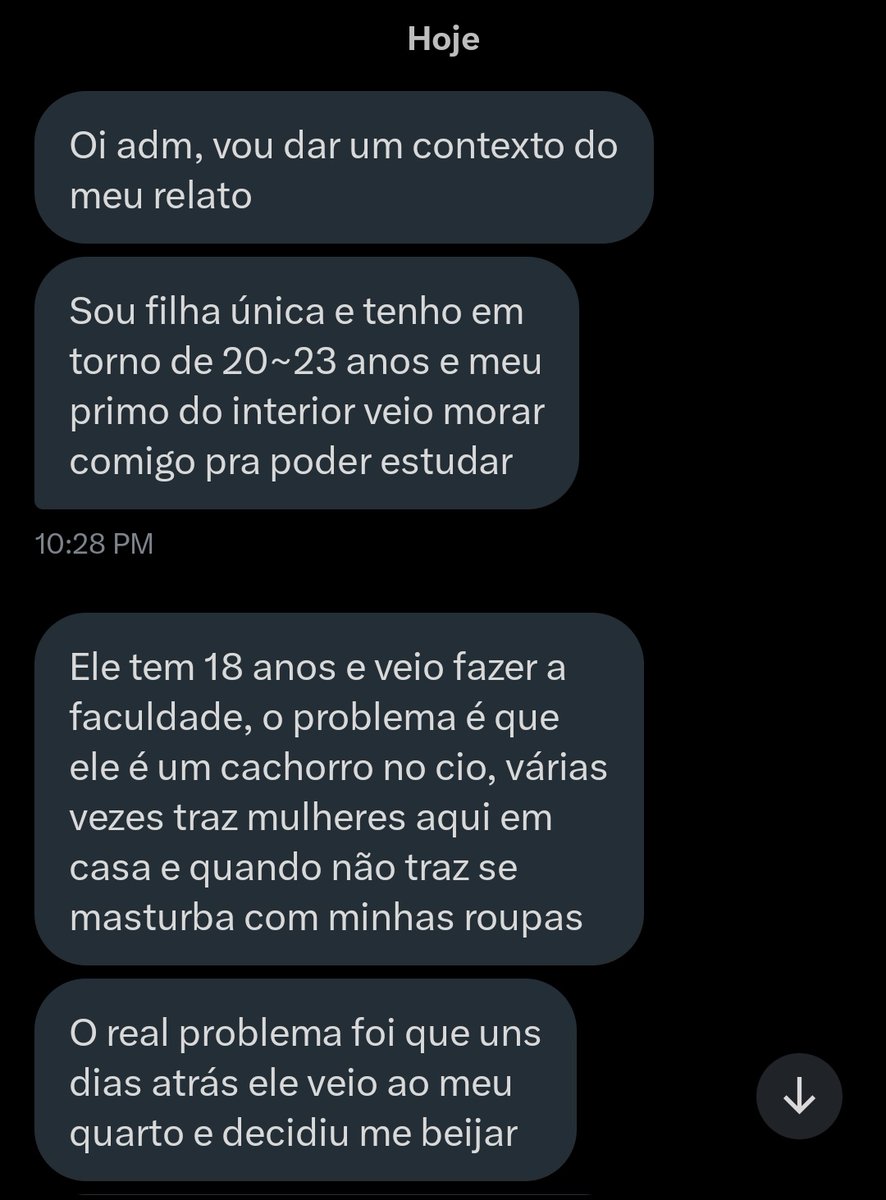 kapeije's tweet photo. Tô bem feliz que hoje teve dois relatos, mas tá aí, só tô achando eles pesados d+
#incesto #relatos https://t.co/kcdGfak39G