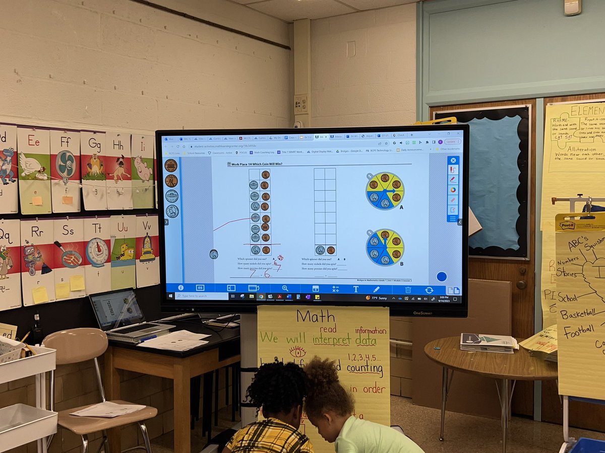 kellyaoconnell's tweet image. Our math resource teacher, @kestreett modeled a math lesson in first today. She included a well written/ unpacked objective, explicit instruction, strong modeling, and feedback. Students engaged in discussion and hands on learning! #MarsStars #ModelLesson #Mathematics