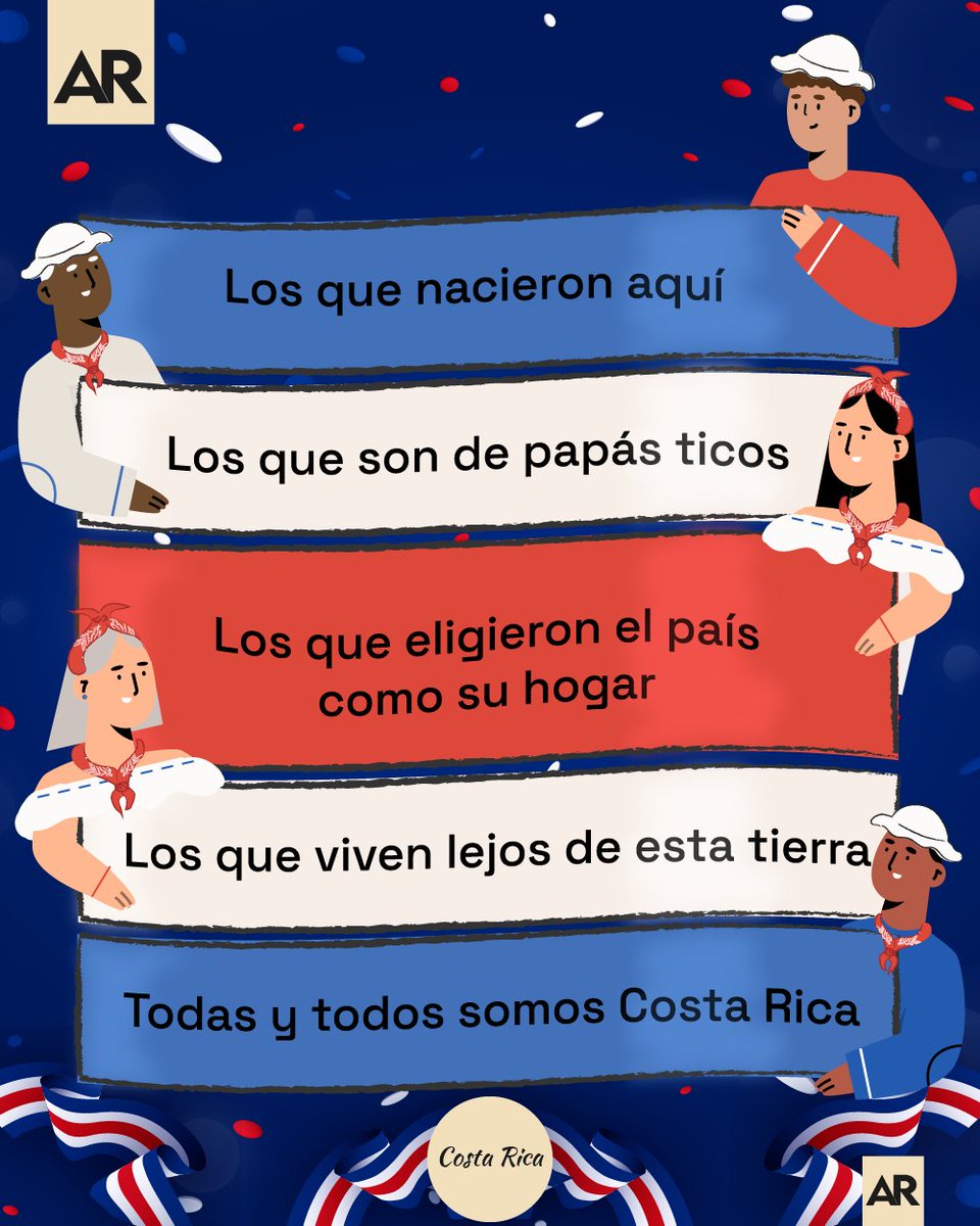 ameliarueda's tweet photo. ¡Todas y todos somos Costa Rica! 

Feliz Día de la Independencia. https://t.co/TU1Tt0JIHu