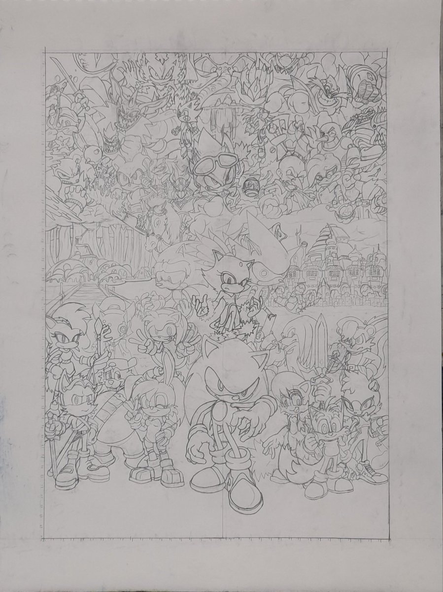IanMann08845043's tweet photo. @Sonic_Online @all_4sally @SatamRe @sonic_hedgehog @SEGA_OFFICIAL #SonicTheHedgehog #sonally #knucklestheechidna #freedomfighters #SonicIDW #ArchieSonic #Archieverse 
The piece is ready for Pastel Coloring! Get ready next week for colored skies in this new, Way-Past-Cool Canon! https://t.co/MW1LaWQaEZ