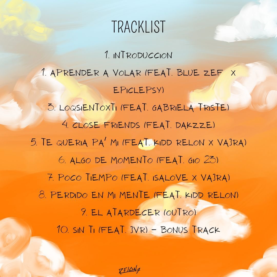 [☁️NUBE UPDATE]

Te compartimos el tracklist de 'Heartbroken Pt.2', la última parte de Heartbroken, un proyecto de Brolow disponible a partir del próximo mes ⛅️

📆 XX. 10. 2023

#AFALTADENUBES #Brolow