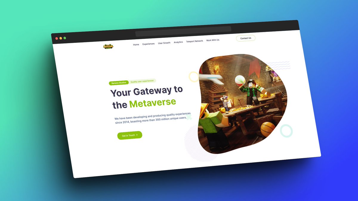 fybecreative's tweet photo. Banana Studios partnered with FYBE Creative to create an immersive website.

Take a look at the case study → https://t.co/8mUjpUy4fG https://t.co/77b4bOSyrJ