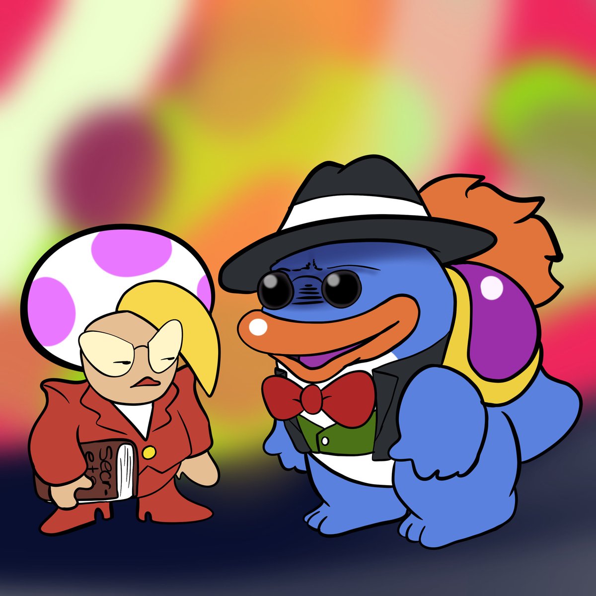 Paper Mario
One speaks only truths
The other speaks only hooey