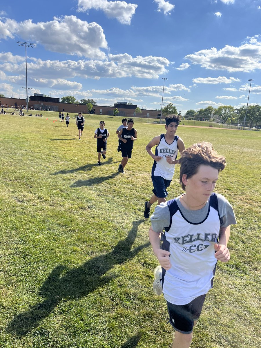 D54Keller's tweet image. Weather was perfection for our first home #crosscountry meet vs. @AddamsCrusaders. #runfast #runrunrun #TogetherAsRun