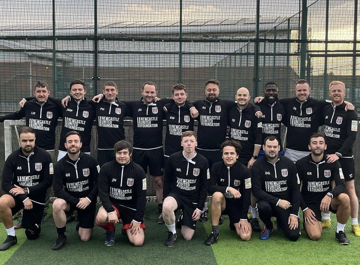 Absolutely delighted with the new training tops provided by @NU_Foundation. Just in time for the start of the @gfsnUK season. The @NewcPanthers can’t thank the foundation enough for the support they show. Next stop, Edinburgh and the @HotScotsFC on Saturday… #lgbtfootball #LGBTQ