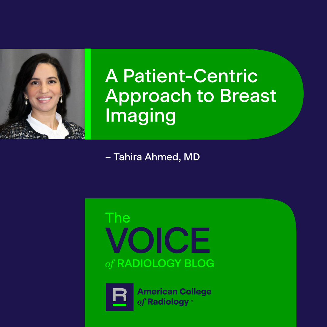 Breast imaging meets patient- and family-centered care in this new #VoiceofRadiology blog 👉 👉 bit.ly/3RinS3h #PFCC #PtExp