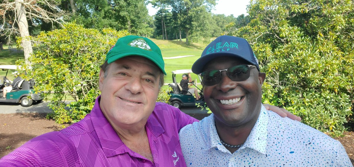 Great Tim at the joe Nameth golf event at Bethpage state park today. Got to catch up with this guy. Man I miss him Tommy Jax joe thiesman and chris Mort