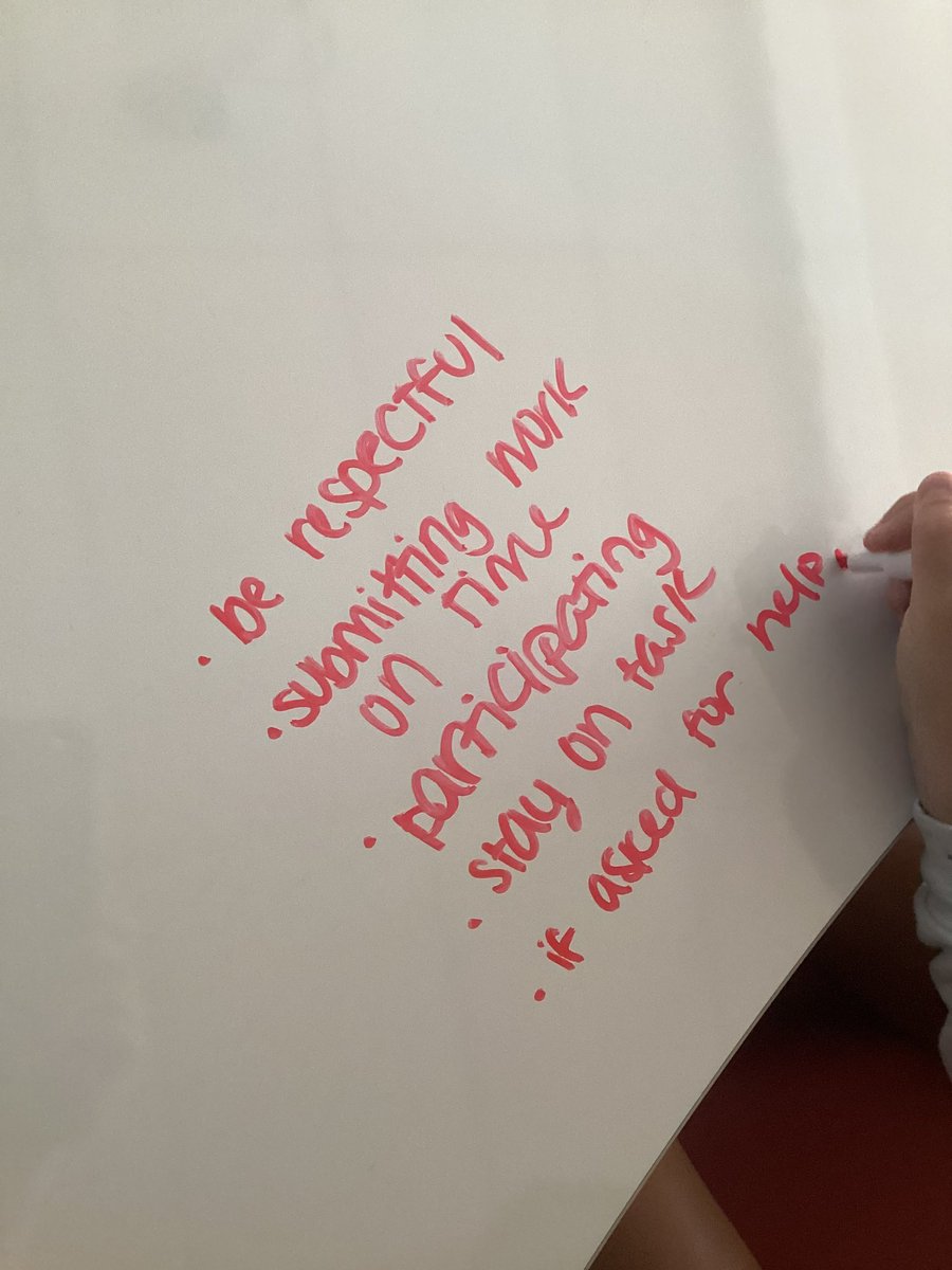 I’m going to try my best to tweet what’s going on in #APCSP every day!
DAY 1: Learners came up with their own class norms! It allowed us to create an environment that feels safe and supportive for every learner! #MineolaProud #APCSPforALL #classroomnorms