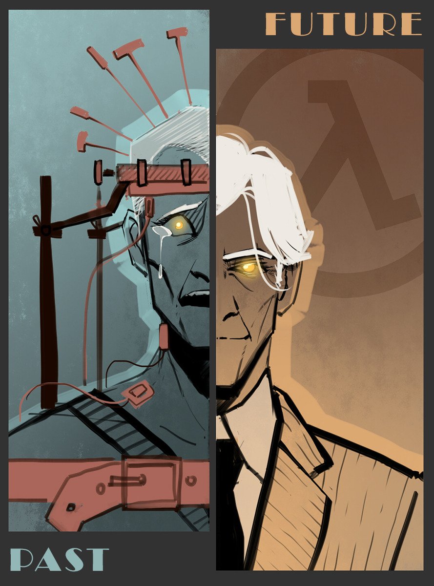 Lynx_the_artist's tweet image. The past and the future of Black Mesa
THE N-MAN

half-life Parable
#TheStanleyParable #tspnarrator