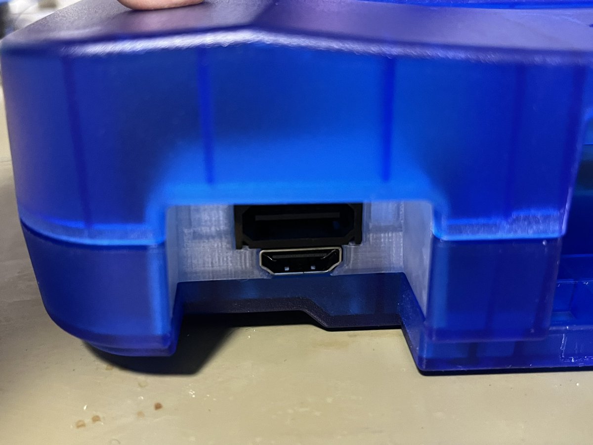 borti4938's tweet photo. I bought a defective N64 of from eBay… repaired it and gifted the beauty with some mods 🙂
#UltraPIF by @jago_85
#N64Adv2 by myself
Just one thing on ToDo-List: #N64RGB by @TzorriMahm https://t.co/1ANWfeikUf