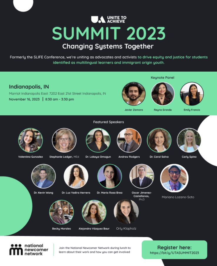 Our neighbors in Indiana are having a conference to unite advocates to drive equity for ML students. Take a look!