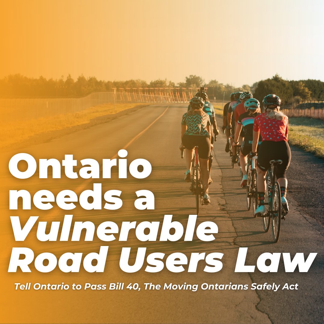 Punishments for motorists who injure or kill other road users are insufficient in Ontario and many other parts of Canada.
MPP @JoelHardenONDP is launching #SafetyRide to consult with Ontarians and push for a bill to provide stronger protection.
Learn more: joelhardenmpp.ca/mosa