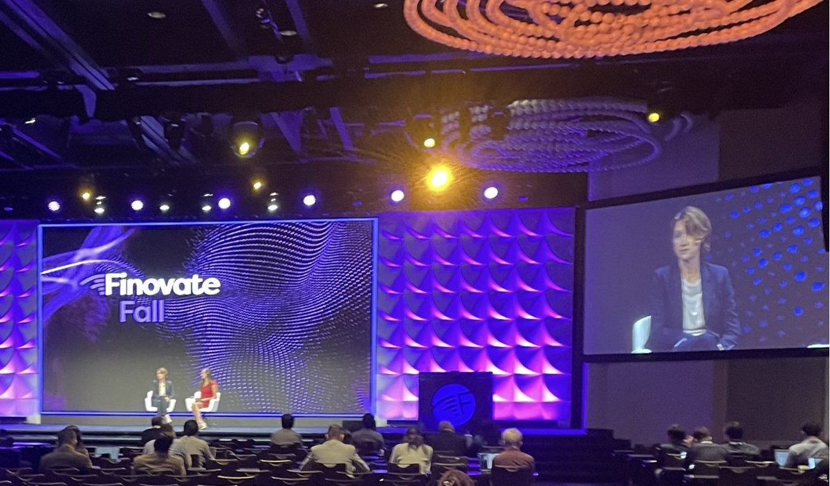 CEO @melissakoide speaking @Finovate in New York on machine learning, cash-flow data and 'Driving Purpose and Profit Through Financial Inclusion.'