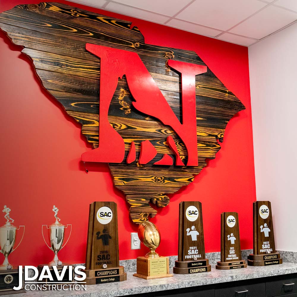 JDavisConst's tweet image. The Founders Federal Credit Union Field House at Newberry College had their grand opening this past week.
Stay tuned for completed photos of the building. And be sure to check it out on Game Days. Go Wolves!

#newberrycollege #jdavis #generalcontractor #athletics #highereducation