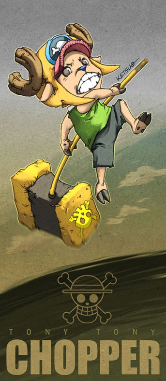 #ThrowbackThursday a Chopper drawing from a while back #ONEPIECE