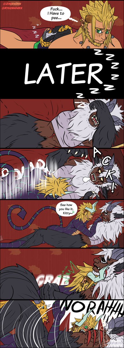 KyuZanDark's tweet photo. Don't dish what you can't take.
#art #comic #oc #sfw https://t.co/9AqM1GTapU