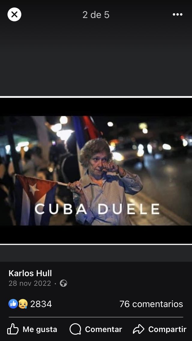 CaminandoCuba's tweet photo. CUBA DUELE 😞😞😞😔😔 https://t.co/PNs5fbM4Gh