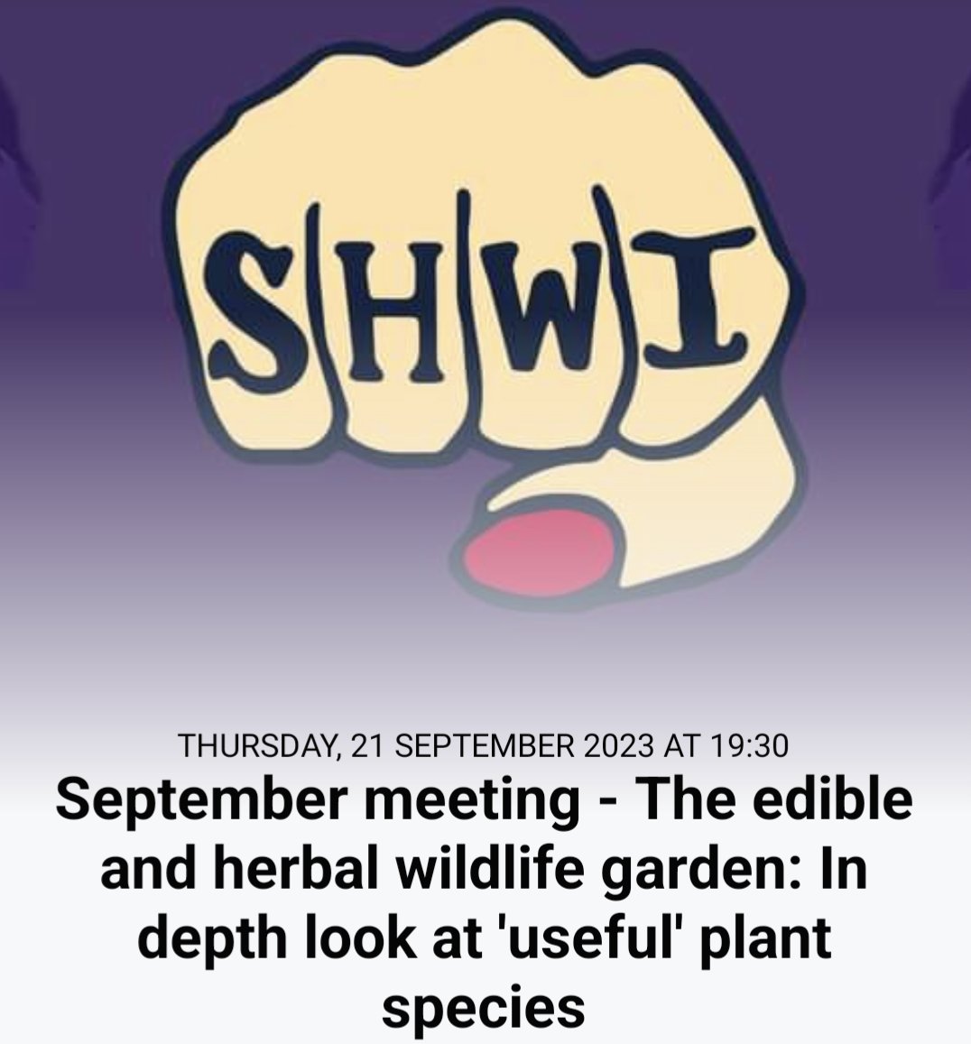 Not a member but would like to join us for our next meeting? You'd be very welcome! Guest tickets available 👇🏽
shwi.co.uk/product-page/g…