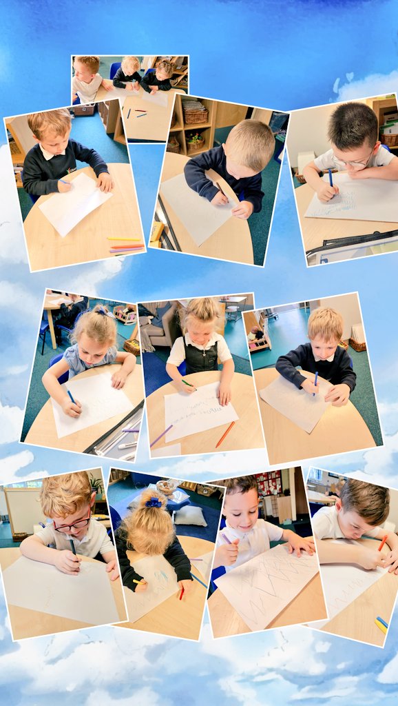 GrangeMissWri's tweet photo. Reception enjoyed "Pen Disco" this afternoon. This is a fun way to encourage mark making & pencil control. #GrangeEYFS #MarkMaking #PenDisco @GrangeMissA @GrangeMrsJ #WeWillWeWillRockYou https://t.co/PmgM7zGcSz