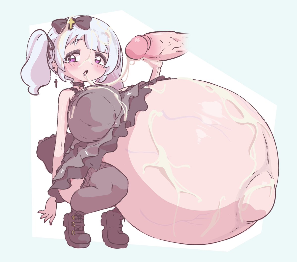 quadpentplus's tweet photo. Now she's against the menace of the flying ghost dicks https://t.co/PWJKYDtm69
