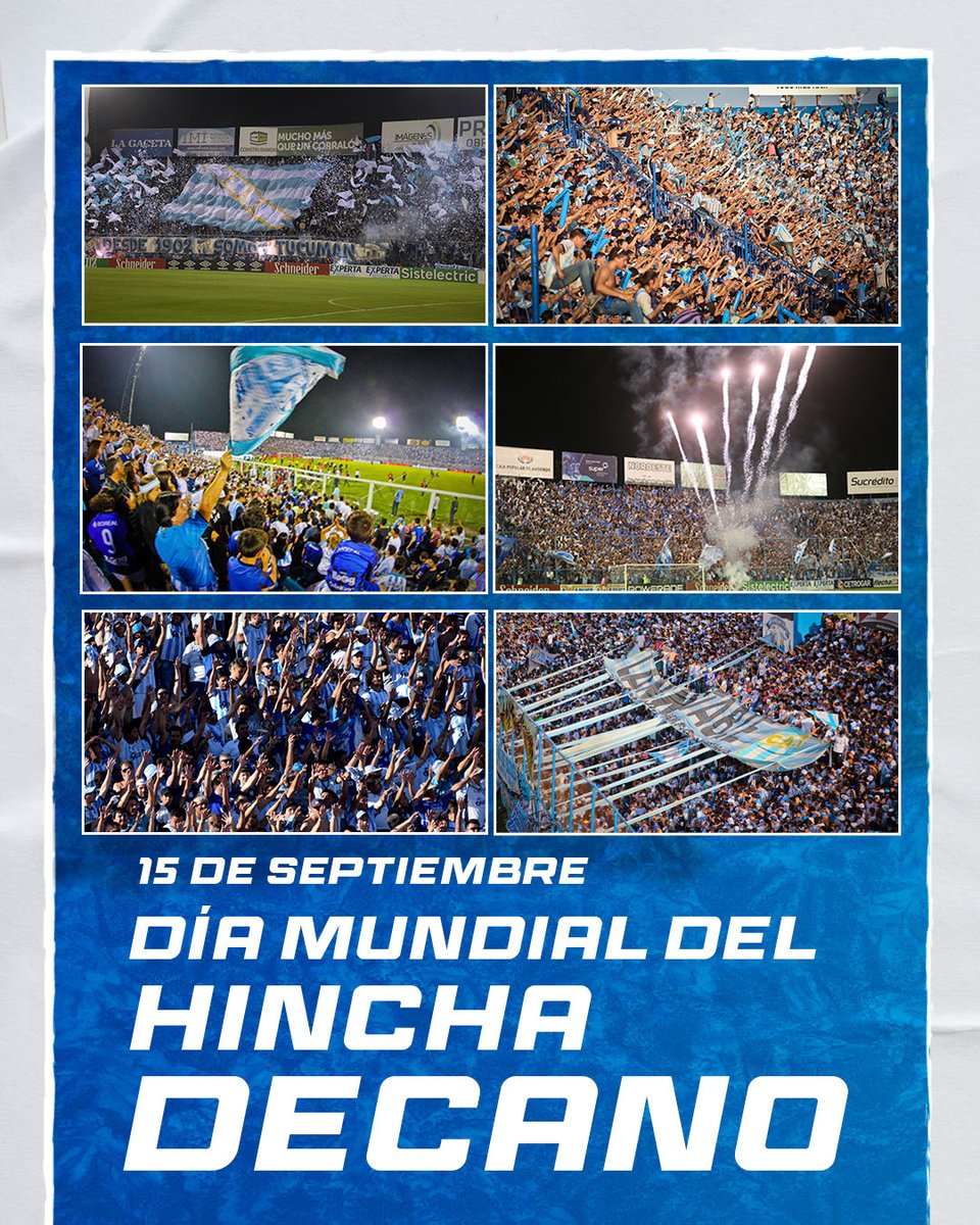 🥳 A los dueños de #LaFiestaMasGrandeDelNorte: ¡salud!

📅 15 de septiembre: Día Mundial del Hincha Decano

✊ ¡LUIS GERARDO CARO, PRESENTE!

📸 Nicolás Reynaga | Jorge Ledezma | Elías Correa