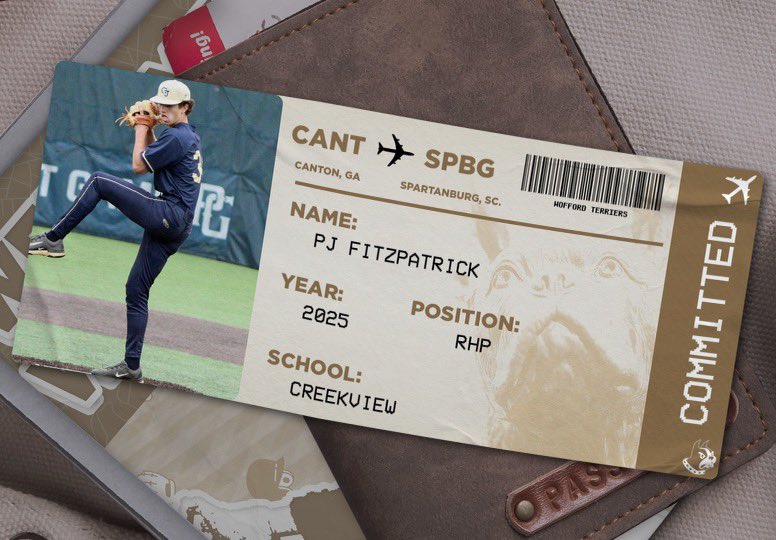 PJFitzpatr34's tweet image. Excited to announce my commitment to further my academic and athletic career at Wofford College. Thank you to all my friends, family and coaches who have helped me along the way. Go Terriers!! @CoryMatthewCox @GeorgiaJackets @CVHSGrizzBSB @PBRGeorgia