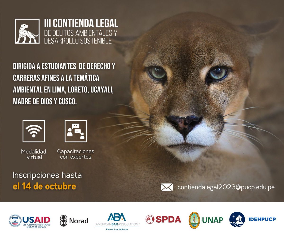 III Contienda Legal de Delitos Ambientales tweet media