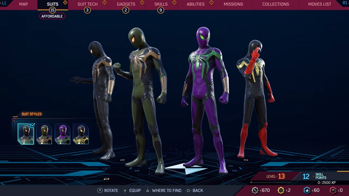 A little taste of our menus from today's State of Play!

#SpiderMan2PS5
#BeGreaterTogether