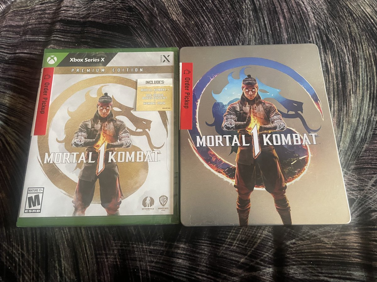 Got my copy. 😁
#MortalKombat1 
#XboxSeriesX
#PremiumEdition