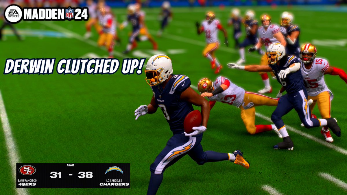 OnTheSticksLee's tweet photo. Derwin Clutched the 18 Point Comeback! "I'm Like That"
https://t.co/ls9CrfHS54 #Madden24 https://t.co/gZUKJdjcuv