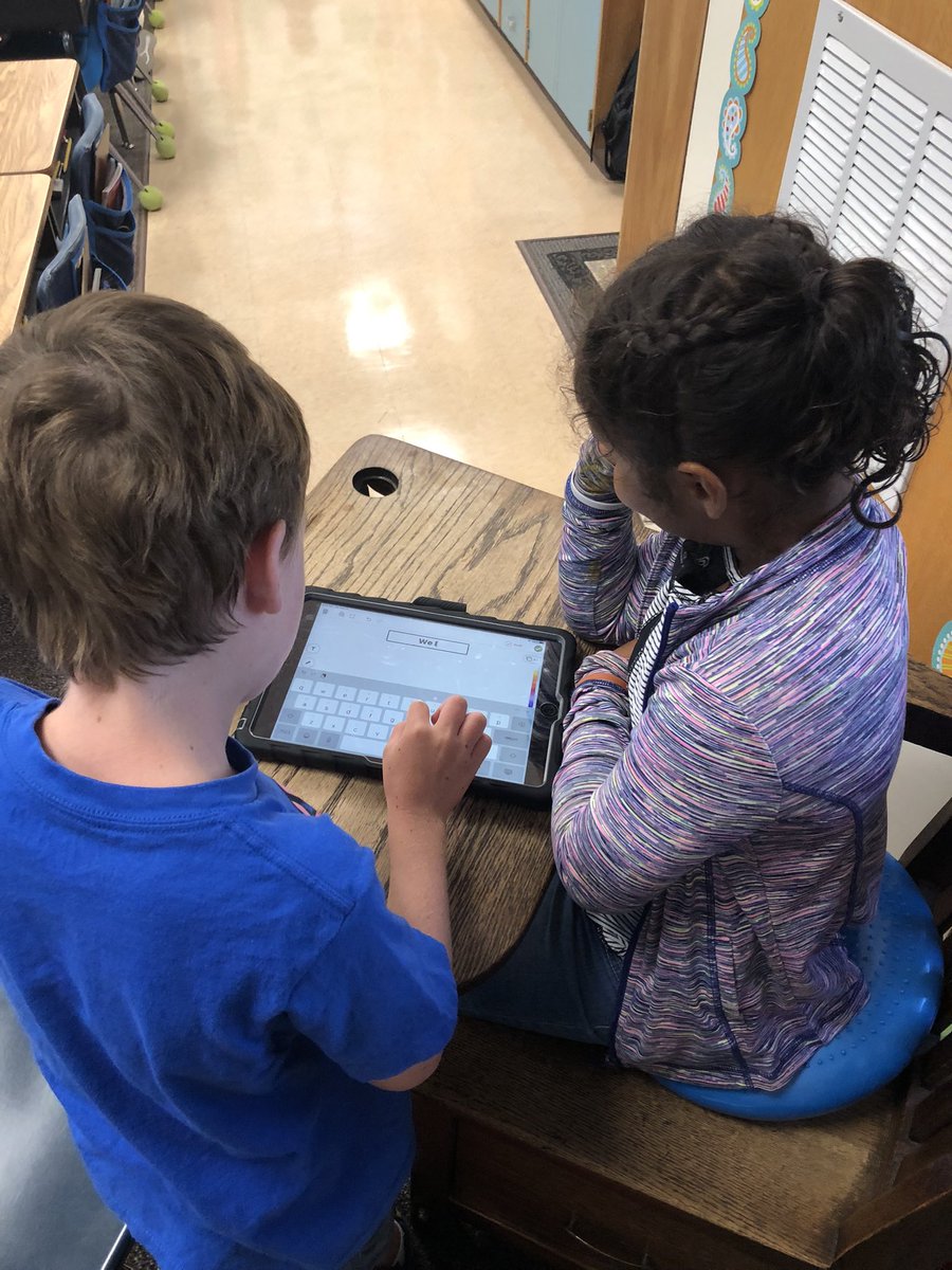 StewartBobcats's tweet photo. We had fun creating pages for a class book in @Seesaw today. What a nice way to work with a partner and support our @McGrawHillK12 reading!  @BanyanBobcats https://t.co/XVMCNswgJR
