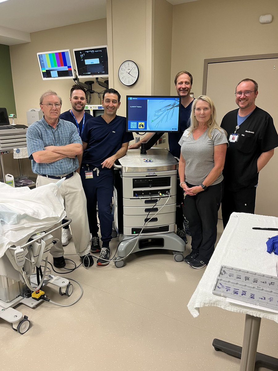 Congratulations to Dr. Devin Sherman &amp; Dr. Tufik Assad at <a href="/Williamson_Hlth/">Williamson Health</a> for completing their first ILLUMISITE lung navigation cases!

#medtronic #ILLUMISITE #medtronicproud #medtronicemployee #lunghealth #lungcancer #lungcancerscreening #interventionalpulmonology