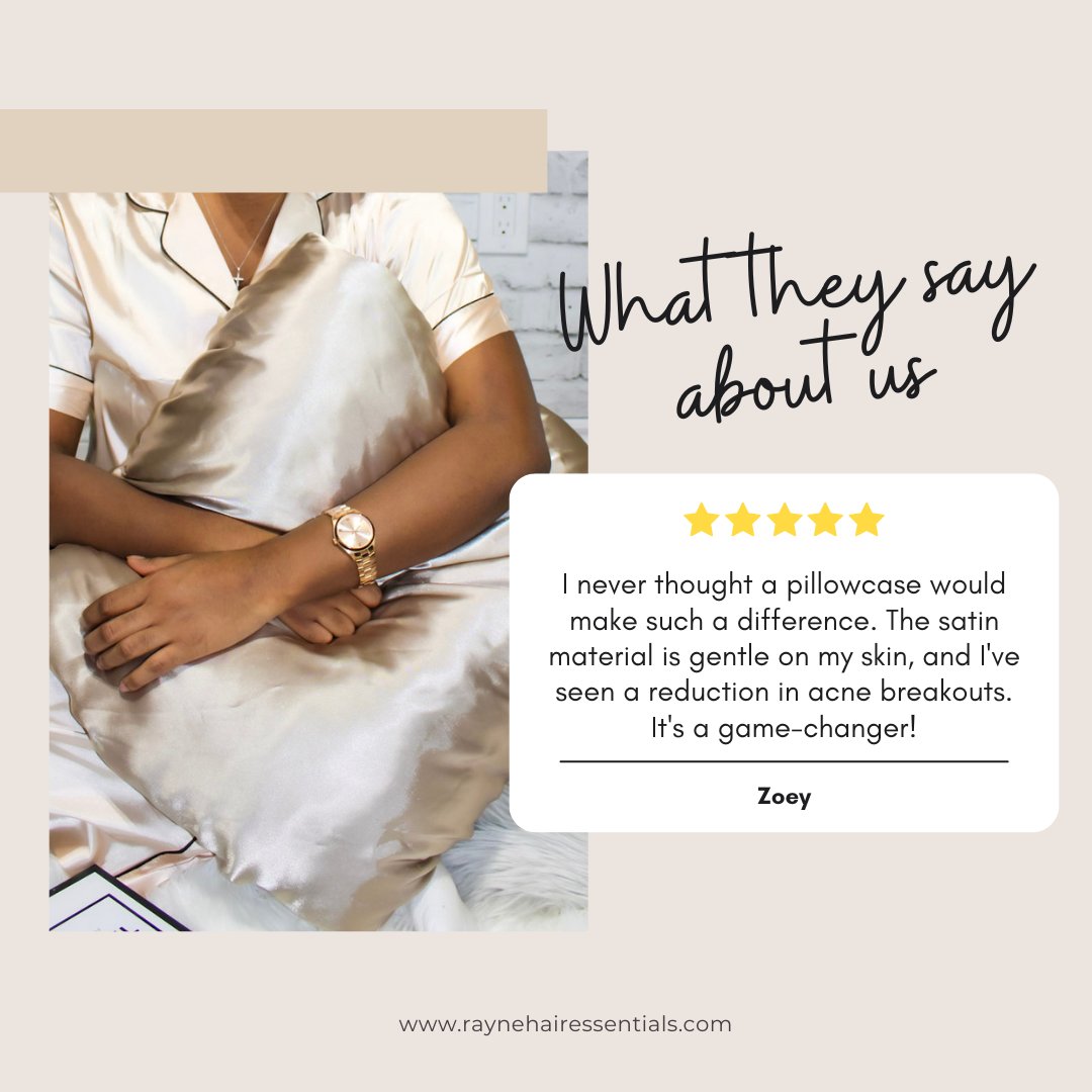 RayneEssentials's tweet image. Experience the silky difference 🌙✨. Join those who've elevated their beauty sleep with our satin pillowcase.