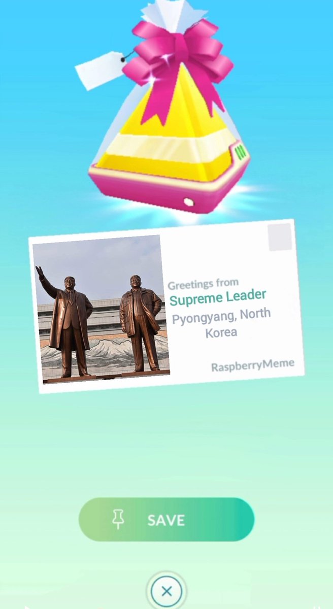 I'm not allowed to say how.. but who wants this gift? 👀
#PokemonGO