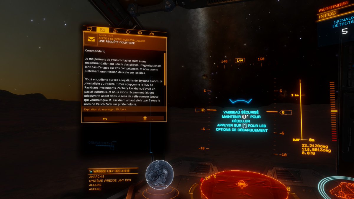 CmdrXiv's tweet photo. ... Oh I got mail!
Rackham? Wallglass Investigation?
Zeta Trianguli Australis...Fine, let's go!
Anything that could help #Fool4President on competitors debunk. https://t.co/w1QMjNkm7L