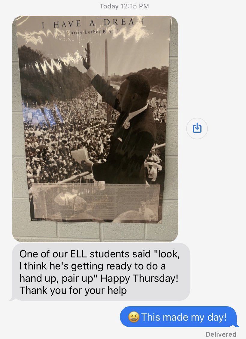 Lisa Clark (@knoxellcoach) on Twitter photo This is too good not to share with everyone! I received the best text today from one of the ELL teachers! I need to meet this student stat! <a href="/KCS_ELL/">English Language Learners of KCS</a> <a href="/DrCarolSalva/">Dr. Carol Salva</a> <a href="/campabc3/">Amy Campbell</a> <a href="/stephcprince/">Stephanie Prince</a> #kcsregion4 #QSSSA #studentengagement This is too good not to share with everyone! I received the best text today from one of the ELL teachers! I need to meet this student stat! <a href="/KCS_ELL/">English Language Learners of KCS</a> <a href="/DrCarolSalva/">Dr. Carol Salva</a> <a href="/campabc3/">Amy Campbell</a> <a href="/stephcprince/">Stephanie Prince</a> #kcsregion4 #QSSSA #studentengagement