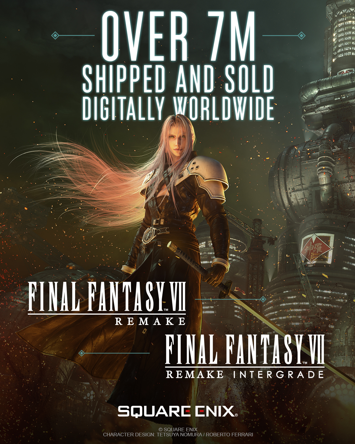 FINAL FANTASY VII on X: 🔥 Cloud Strife and Sephiroth feature on the  latest @GameInformer cover. #FF7R  / X