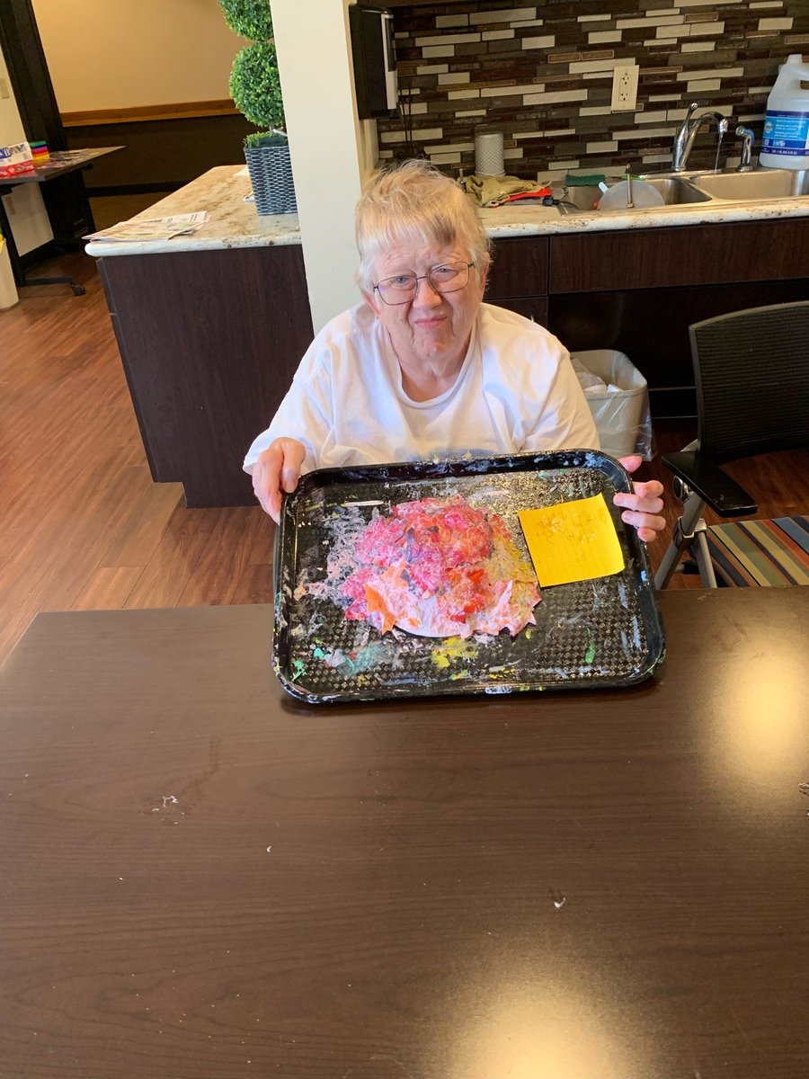 These ladies are getting a head start on their fall projects.    The modge podge was trying to get the best of us!  We can’t wait to see the masterpieces once they dry! 🍁 🍂 #whyitrilogy