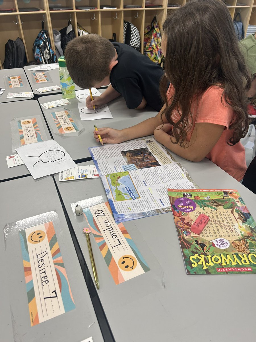 messer4thgrade's tweet photo. We practiced recognizing our reading and thinking voices today! Talk about engagement. These kids are loving reading!! @SmekensEd #rcLEAD https://t.co/ijSb95rYvR