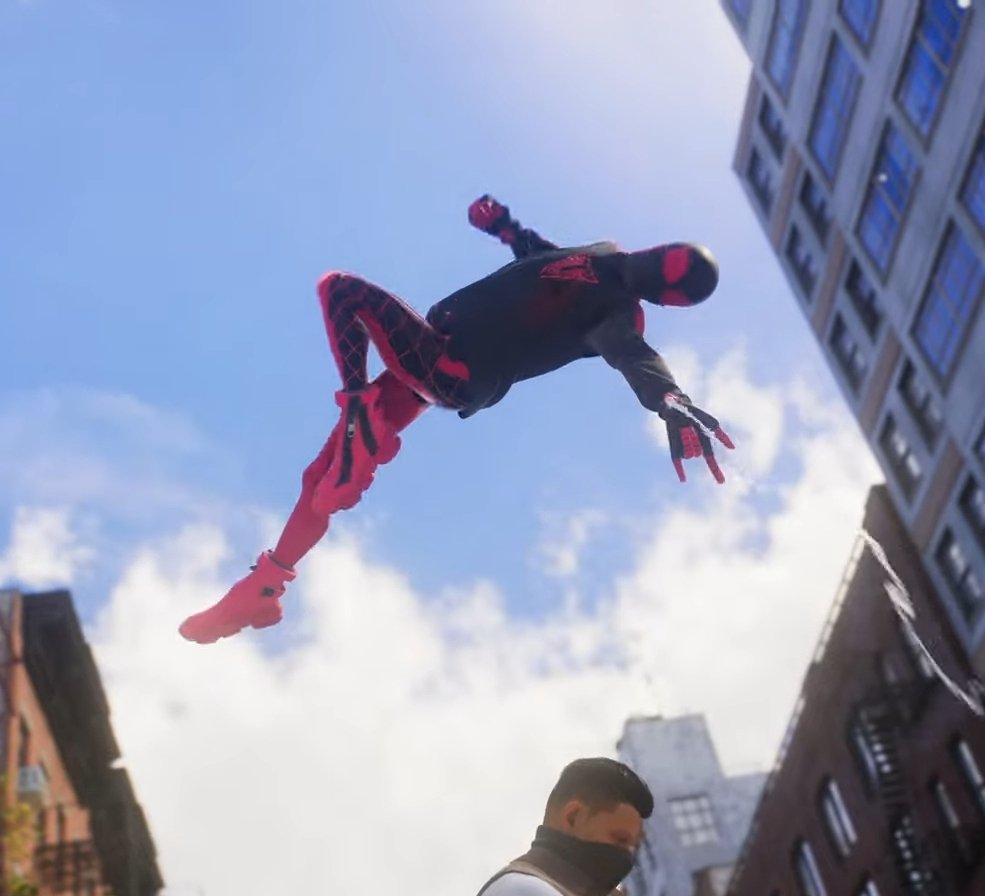 RatSlayer01's tweet photo. YEEES!!! YES! This is the one thing I wanted in the new game! That being said, there's a lot of other cool new stuff I'm looking forward to as well! #spiderman #milesmorales #spiderman2 https://t.co/si15tto4UZ