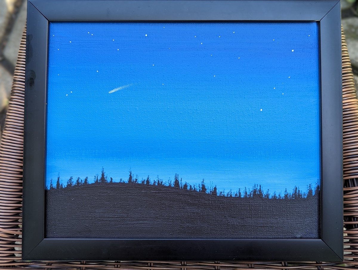 AWagrown's tweet photo. I started painting again, it's simple but I like how it turned out! https://t.co/CLaZxJzTp9