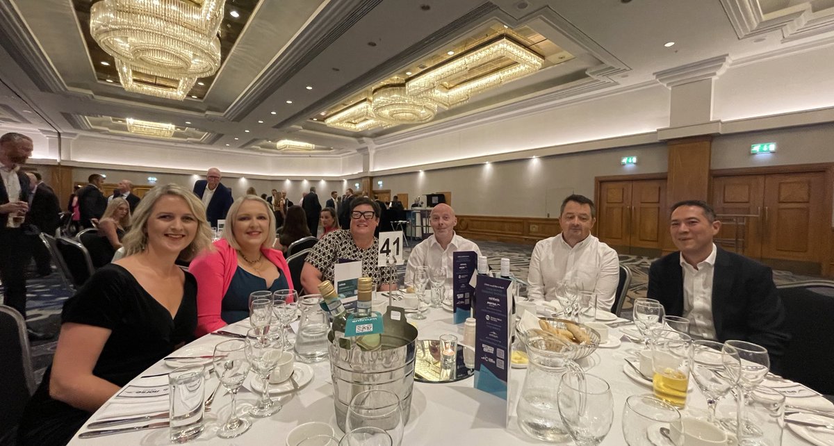 Some of our members celebrated 125 years of CIWM at the gala dinner in Birmingham last night following Day 1 of #rwm2023. Good to see an NI contingent present.