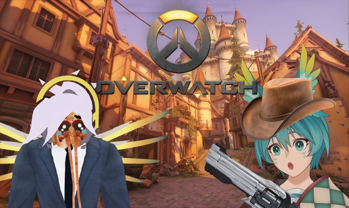 Harukeet's tweet image. Playing some ranked Overwatch 2 with @TheChillKrill at about 8pm EST!! 

Playing off role so this could go terribly wrong (⁠｡⁠ŏ⁠﹏⁠ŏ⁠)