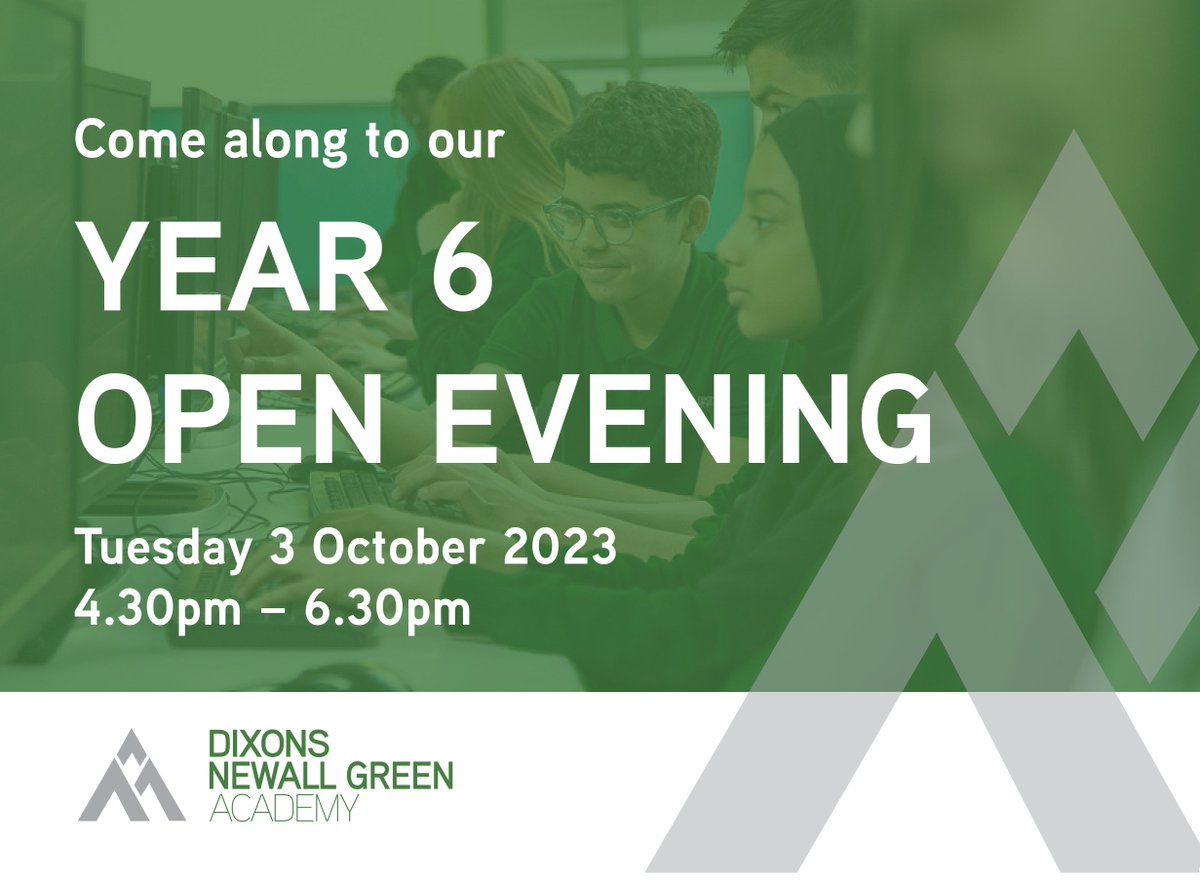 We are pleased to confirm that our Open Evening will be on Tuesday 3 October from 4.30pm to 6.30pm. Come and find out what exciting opportunities we have on offer. Places will be filling up fast. Please book your place using the link: forms.office.com/e/82fvzPWweh