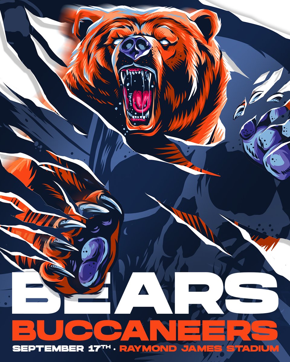 ChicagoBears's tweet photo. Battle in the Bay. https://t.co/Ax7G93uu8t