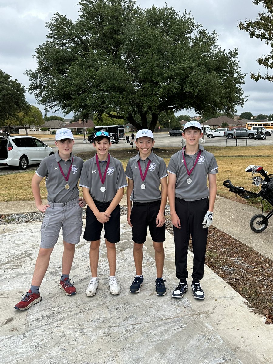 First tournament of the year for your Wylie East JV boys Golf team. Second place finish on the day. #DUBeast #nextup