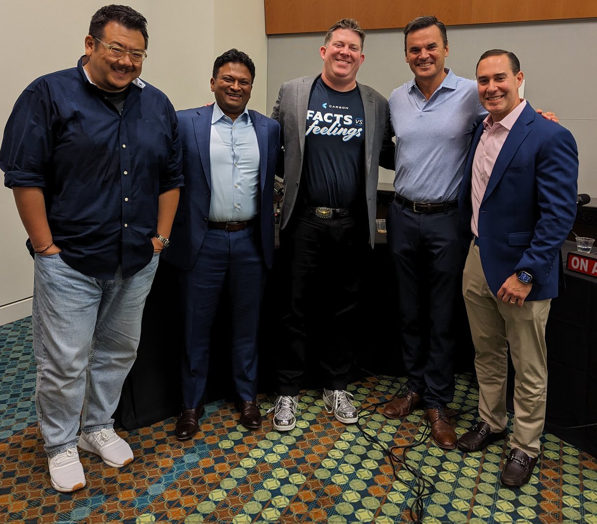 RyanDetrick's tweet image. And with that, #Excell is officially over!

No better way to end an amazing conference than a live streamed @CarsonResearch Facts vs Feelings with some of my favorite people!

Thanks Paul from @bespokeinvest @SamRo and @FrankCappelleri for joining @sonusvarghese and I!

#Excell