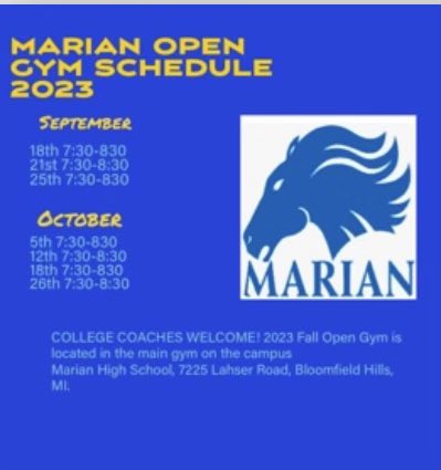 Excited for the season! Come check out our open gym.
