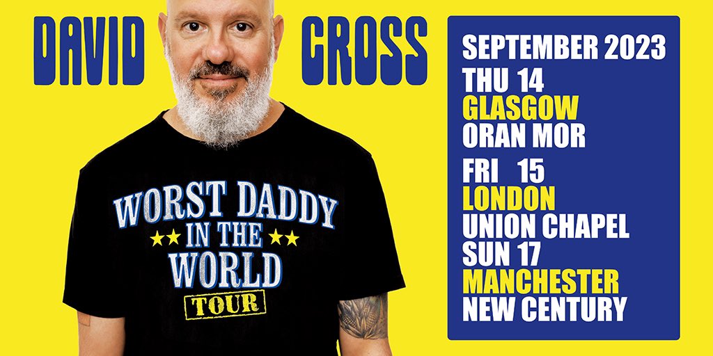 Off out with the very nice man to see a bona fide comedy genius #oranmor #glasgow #comedygold #mrshow