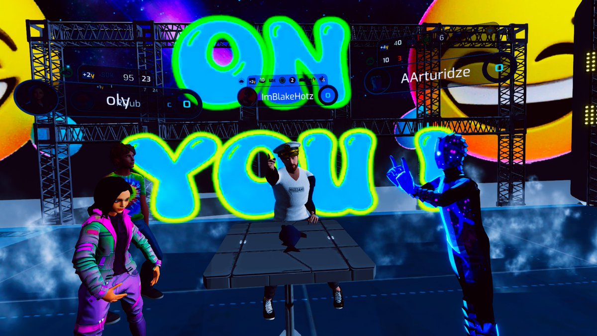 OMGULTRA1's tweet photo. Hilarious times at Jokes On You with the Kings and Queens of comedy! 

OMG ULTRA where dreams are grown!

Brought to you by @oasismetagames 
Only on @SomniumSpace 
#VR #VirutalReality #Gaming #Metaverse https://t.co/0xKPgfmEjM